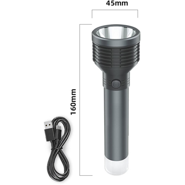 Platinet torch 3W 1200mAh, gray (45772)