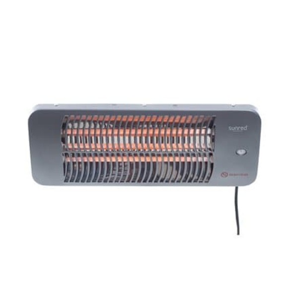 Sunred LUG-2000W electric space heater Outdoor Black Quartz electric space heater Svart