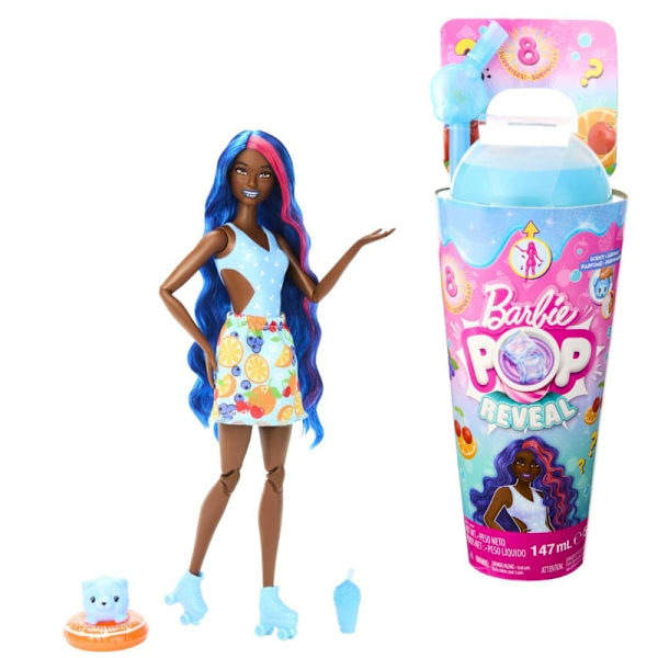 Barbie® Pop Reveal joogitopsis üllatusnukk - punch