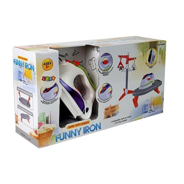 Iron on batteries. Board. Stand with hangers