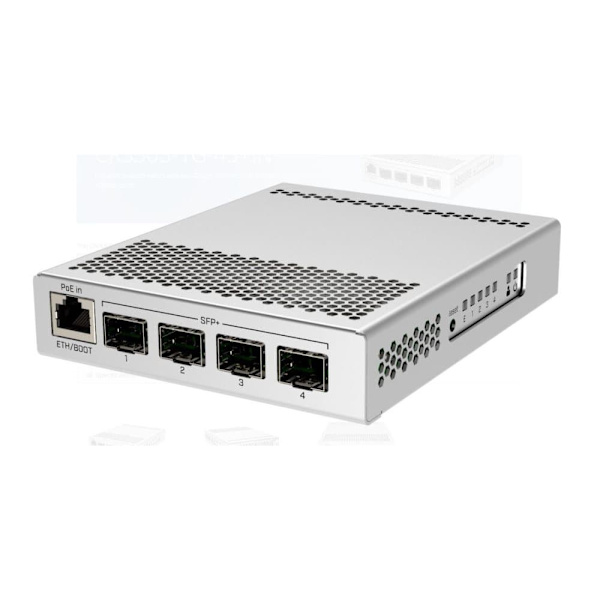 Switch|MIKROTIK|1x10Base-T / 100Base-TX / 1000Base-T|4xSFP+|1xConsole|CRS305-1G-4S+OUT Vit