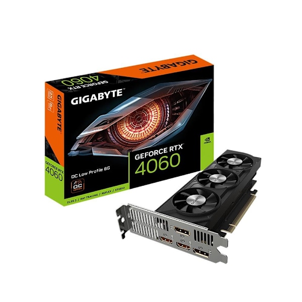 Karta graficzna GeForce RTX 4060 OC Low Profile 8G GDDR6 128bit 2HDMI/2DP Sort