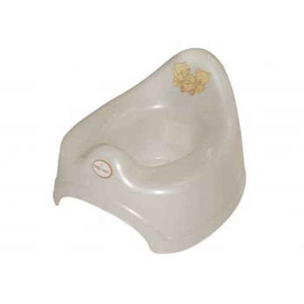 Tega potty Teddy Bear, white pearl, MS-001-118