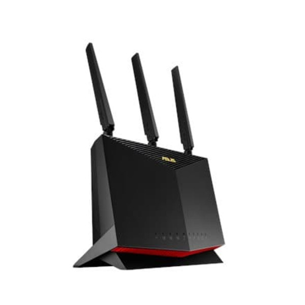 Wireless Router|ASUS|Wireless Router|2600 Mbps|Wi-Fi 5|USB 2.0|1 WAN|4x10/100/1000M|Number of antennas 4|4G-AC86U
