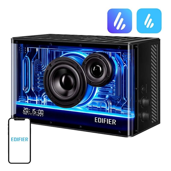 Edifier | Tabletop Bluetooth Speaker | QD35 | Bluetooth | Black | Portable | Wireless connection