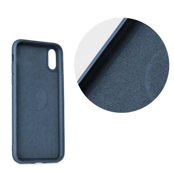 Mocco Soft Magnet Silicone Case With Built In Magnet For Holders for Samsung G950 Galaxy S8 Blue