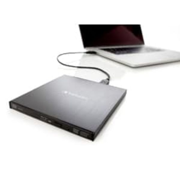 Verbatim External Slimline optical disc drive Blu-Ray RW Black Sort