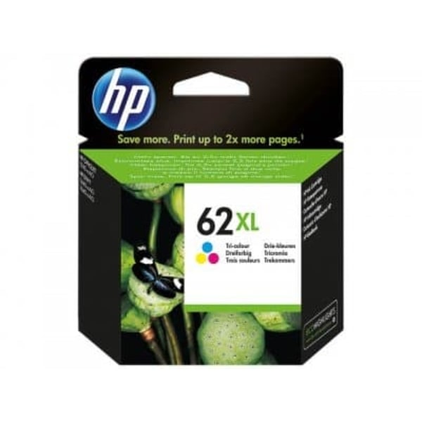 HP 62XL ink cartridge, tricolor