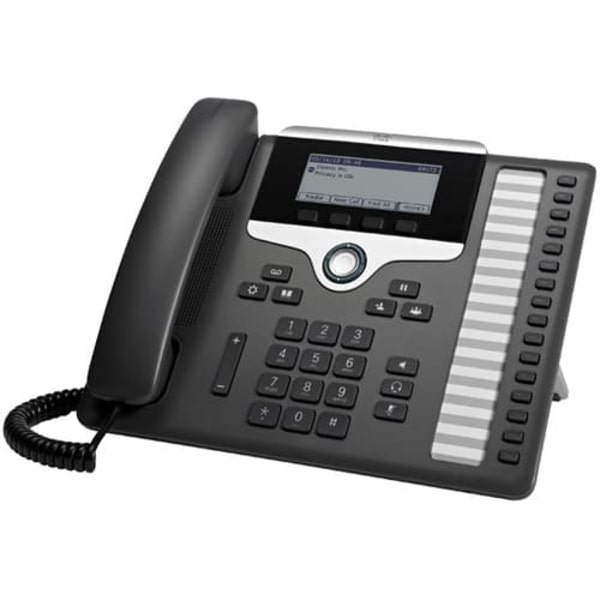 IP PHONE 7861 FOR/3RD PARTY CALL CONTROL IN Sort, Sølv