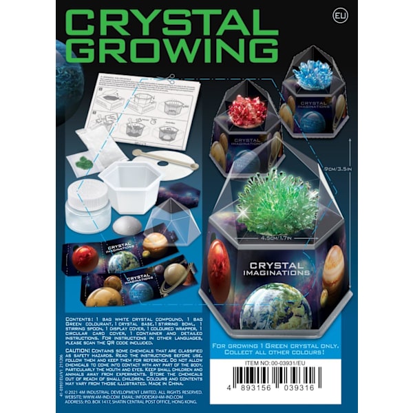 4M DIY set Crystal imaginations green