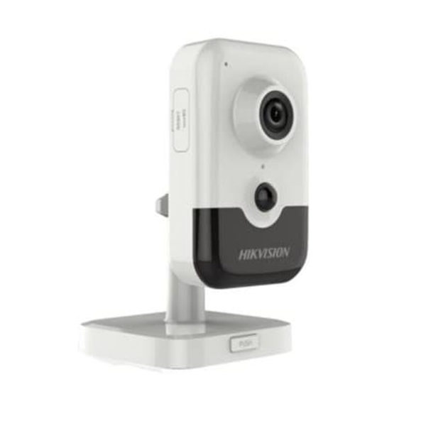 Hikvision | IP Camera | DS-2CD2421G0-IW F2.8 | Cube | 2 MP | 2.8mm/F2.0 | Power over Ethernet (PoE) | H.264+, H.265+ | Micro SD, Max.256GB Sort, Hvit