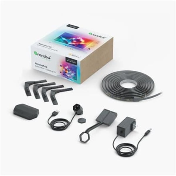 Nanoleaf 4D TV Screen Mirror + Light Strips Kit (for TV & Monitor up to 65'') | Nanoleaf | Nanoleaf 4D TV Screen Mirror + Light Strips Kit (for TV & M