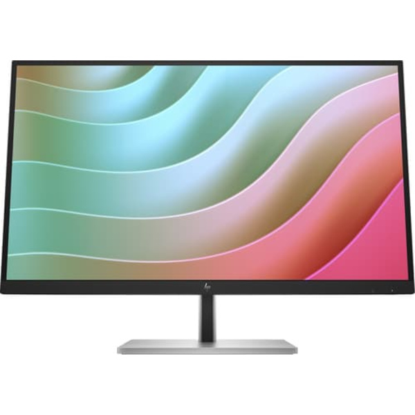 HP E-Series E27k G5 4K USB-C Monitor Svart, Silver