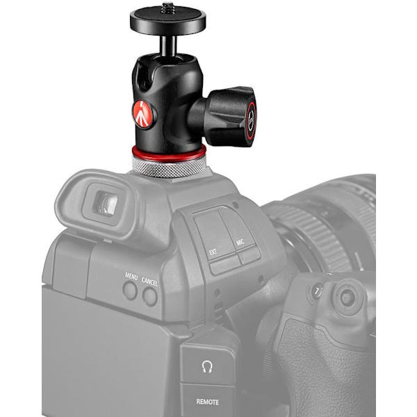 Manfrotto ball head MH492LCD-BH Micro + Cold Shoe