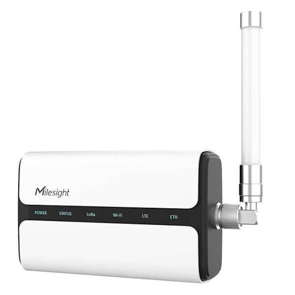 Milesight IoT LoRaWAN Gateway UG65 Ext. antenna (HNT mining) Sort, Hvid