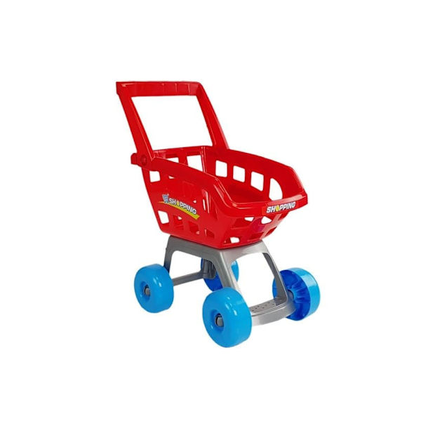 Toy Market with a Trolley Cash Register Scanner Grocery Shopping