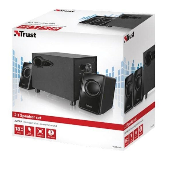 Skaļruņi Trust Avora Black