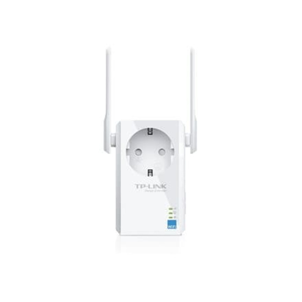 TP-LINK 300Mbps Wi-Fi Range Extender with AC Passthrough Hvid