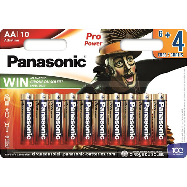 Panasonic Pro Power battery LR6PPG/10B (6+4pcs)