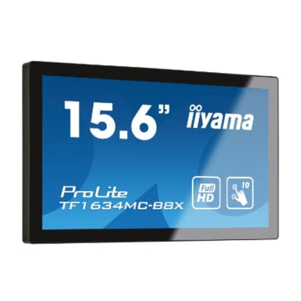 iiyama ProLite TF1634MC-B8X - LED monitor - Full HD (1080p) - 15.6" Sort
