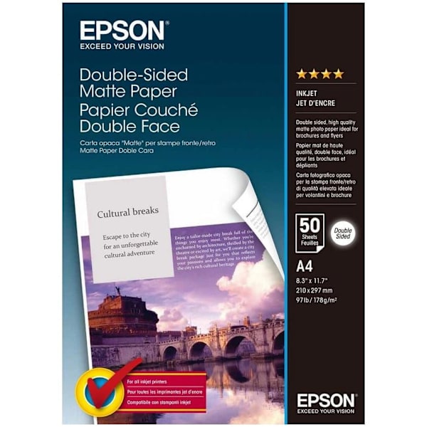 Double Sided Matte Paper - A4 - 50 Sheets | A4
