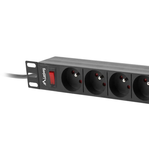 LANBERG POWER STRIP RACK 19" (1U, 16A, 9X 230V PL)