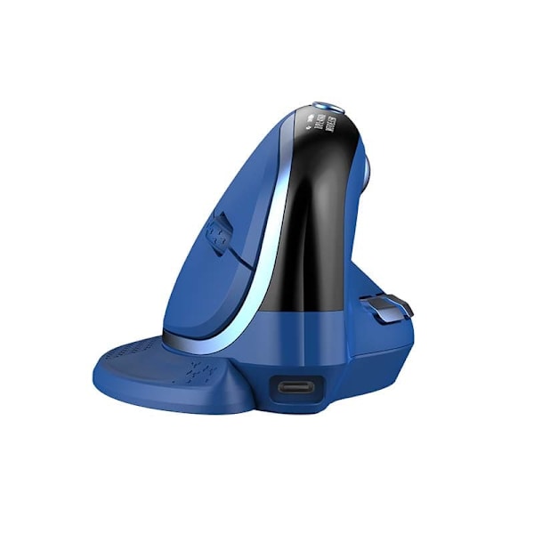 Delux M618XSD Ergonomic RGB Wireless Mouse Svart