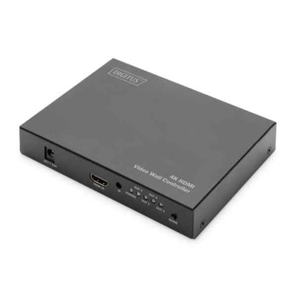 DIGITUS - video wall controller - black Sort