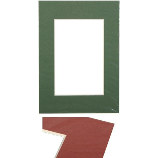Passepartout 30x40, green