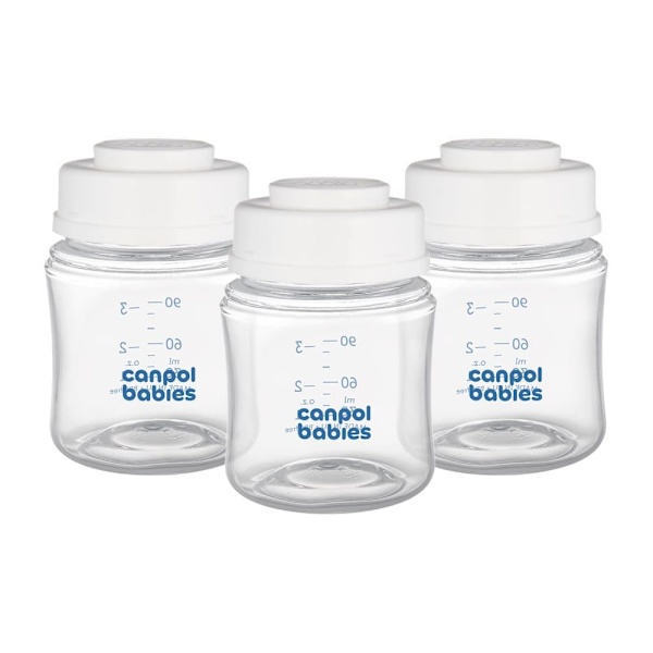 CANPOL BABIES Bottle Set for Breast Milk Storage 3x120ml, 0M+, 35/235