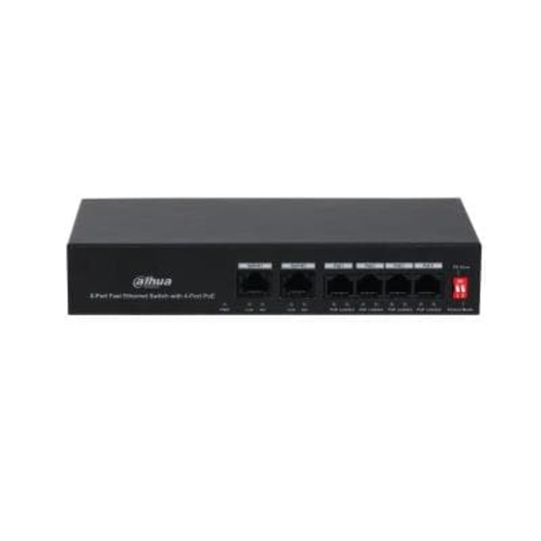 Switch|DAHUA|PFS3006-4ET-36|PoE ports 4|36 Watts|DH-PFS3006-4ET-36 Sort