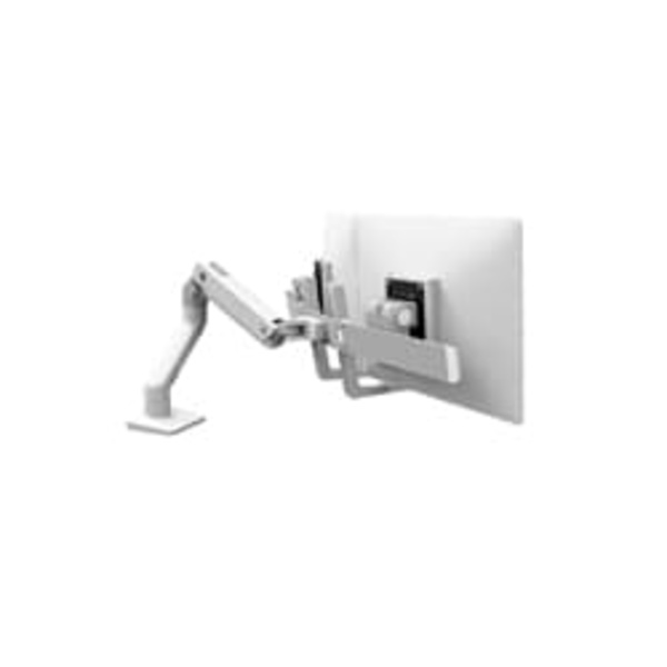 HX DESK DUAL MONITOR ARM WHITE/32IN 2.3-7.9KG TILT75 MIS-D 10Y Valkoinen