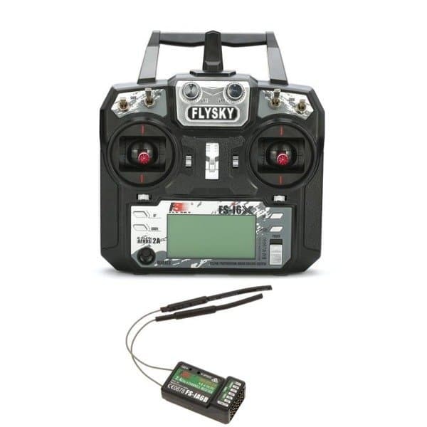 Transmitter + receiver set FlySky FS-i6x + A6B