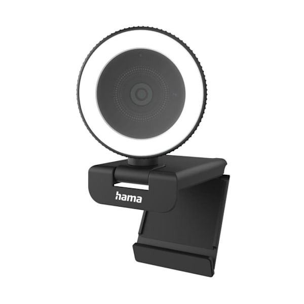 Hama Webcam with "C-800 Pro" Ring Light, QHD, 139993