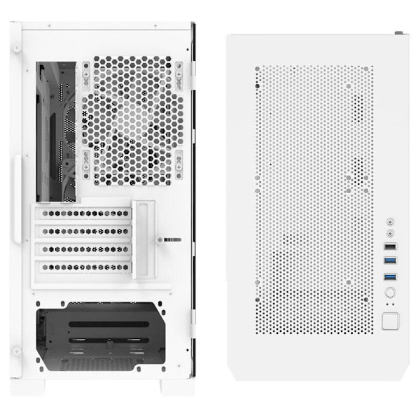 Montech AIR 100 ARGB, Micro-ATX, Tempered Glass - white
