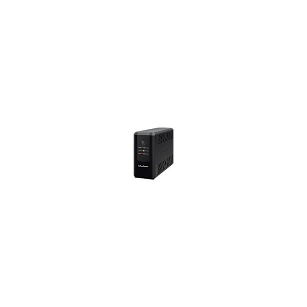 CyberPower UT650EG-FR uninterruptible power supply (UPS) Line-Interactive 0.65 kVA 360 W 3 AC outlet(s) Sort, Grå