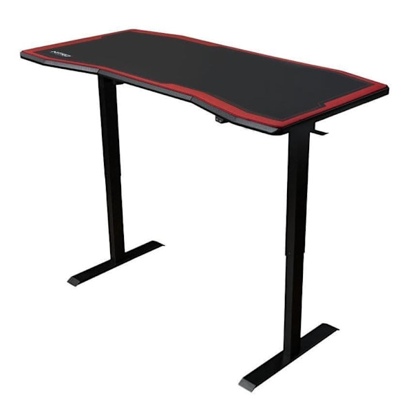 Gaming desk Nitro Concepts D16E, Carbon Red, Electric Height Adjustment