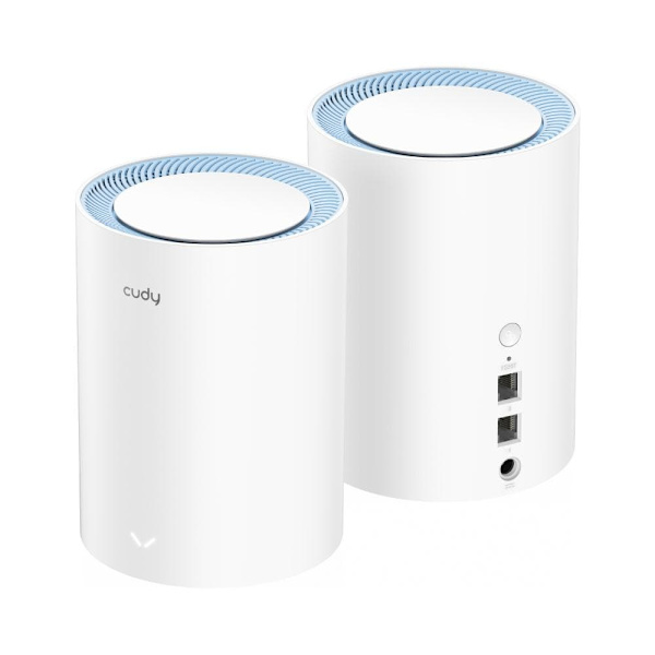Cudy M1200 2-PACK mesh wi-fi system Dual-band (2.4 GHz / 5 GHz) Wi-Fi 5 (802.11ac) White 1 Internal