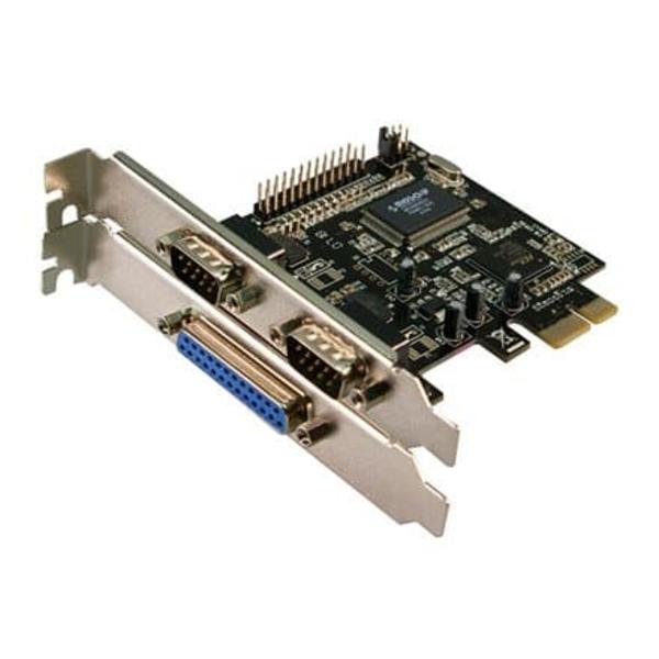 CARD adaptor LOGILINK, PCI-Express la 2 x SERIAL DB9M.+ 1 x PARALEL, "PC0033"