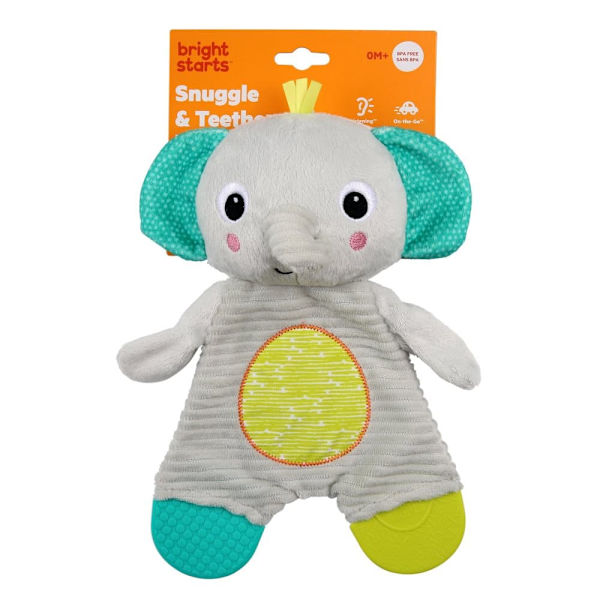 BRIGHT STARTS plush toy with teether, 8916