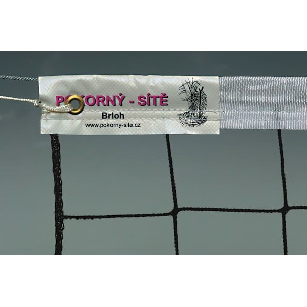 Volleyball net POKORNY Sport 9,5x1m, with knitted cord