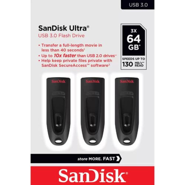 ULTRA 64GB USB 3.0 FLASH DRIVE Sort