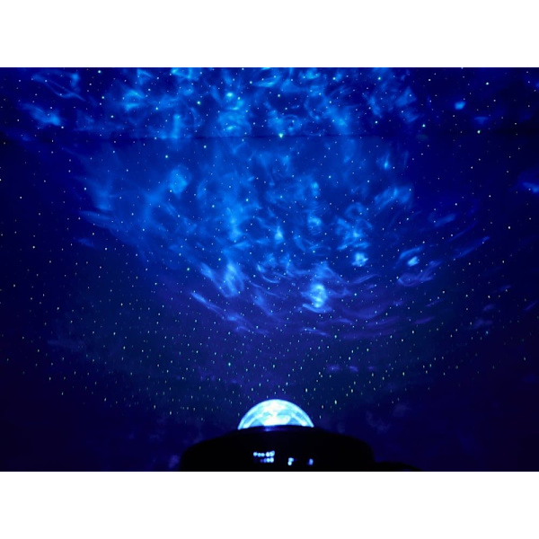 RoGer Rotating Star Projector / Bluetooth Speaker / LED / with Remote Control