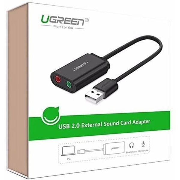 UGreen USB 2.0 External Sound Adapter Black