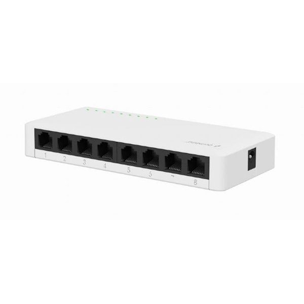 Switch|GEMBIRD|NSW-G8-01|NSW-G8-01 Hvid