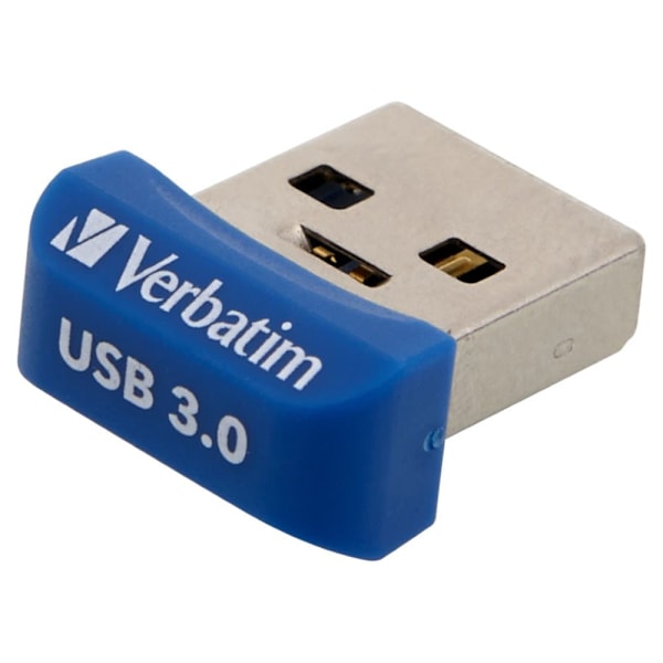MEMORIE USB VERBATIM NANO StoreNStay, USB 3.0, 16GB "98709" (TIMBRU VERDE 0.03 LEI) Blå