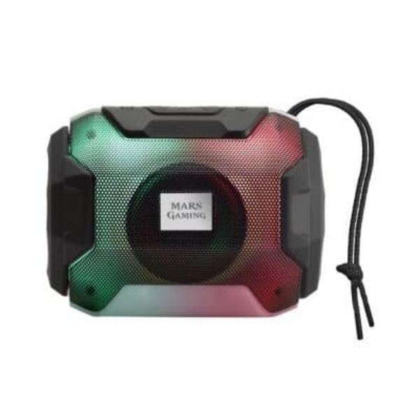 Mars Gaming MSBAX Bluetooth Wireless Speaker with Radio / MicroSD / RGB / USB / 10W Sort