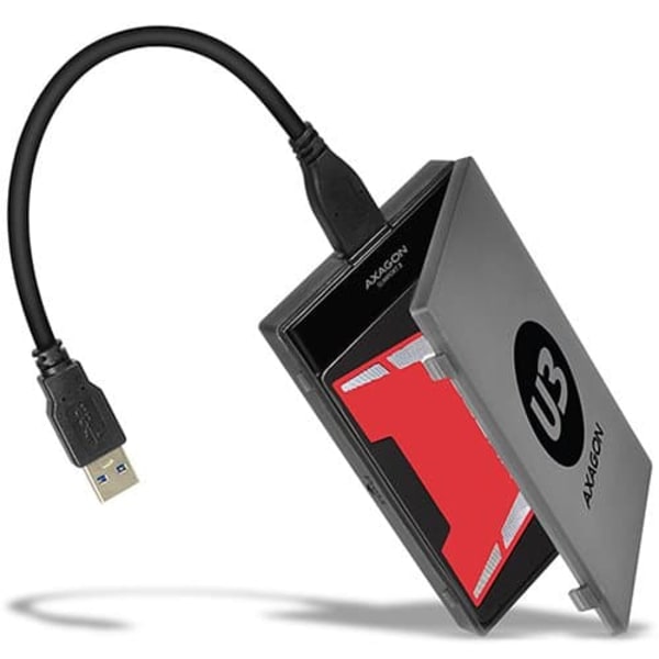 AXAGON ADSA-1S6 USB3.0 - SATA 6G UASP HDD External Adapter Incl. Case Sort