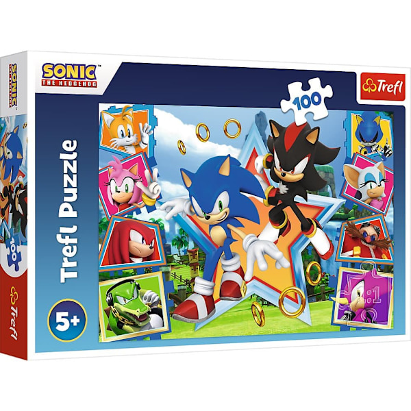 TREFL SONIC Puzzle, 100 pcs