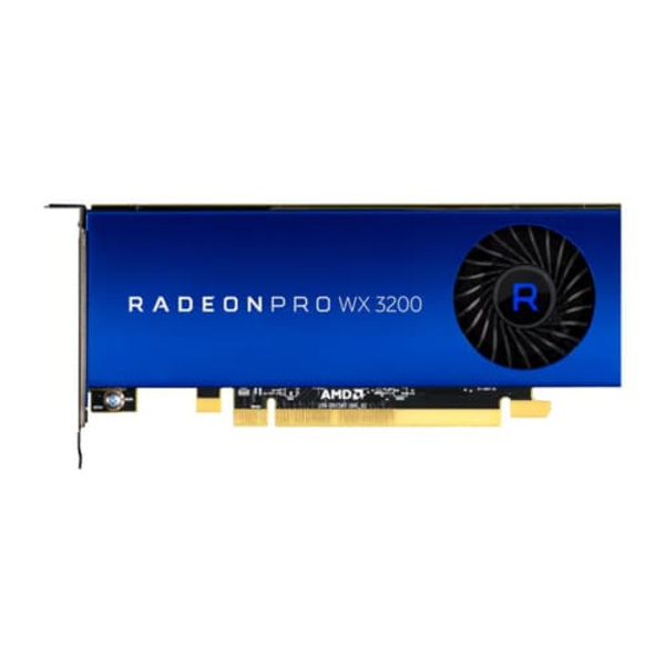 RADEON PRO WX 3200 4GB Blå, Rustfritt stål